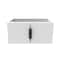 Castello Usa Alpine 30-inch White Vanity Base with Black Handle CB-MC-30W-BL-VBO - alternate 2